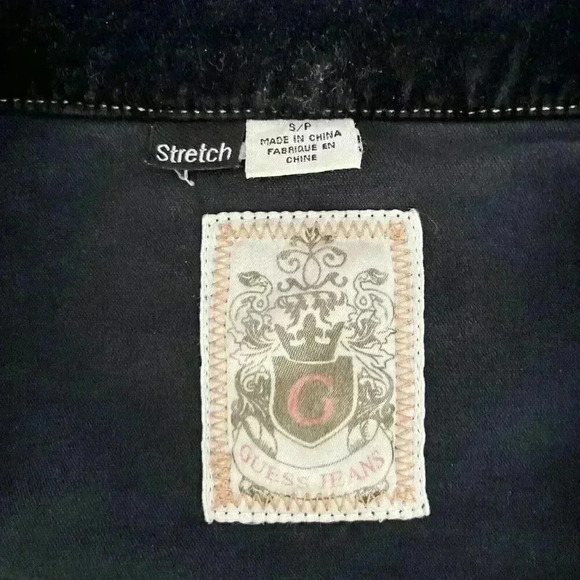 Guess Black Velvet Jacket - Picture 11 of 16